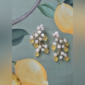 NICOLA BATHIE Positano Lemon Vine Earrings